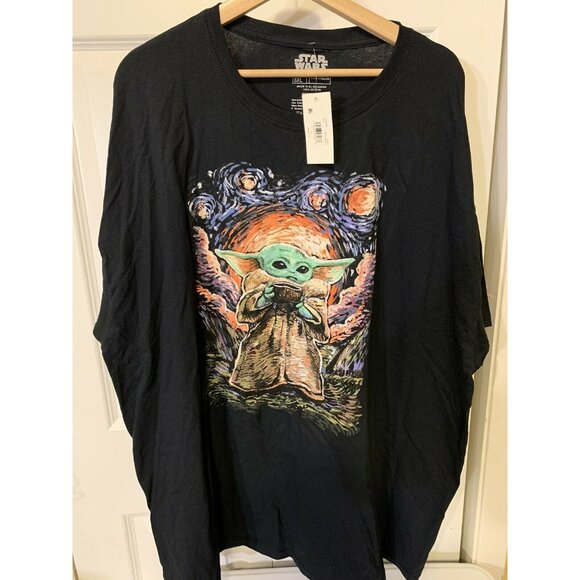 New STAR WARS THE MANDALORIAN “THE CHILD "GROGU" T-SHIRT Men’s Sz 3XL Black - Picture 4 of 6